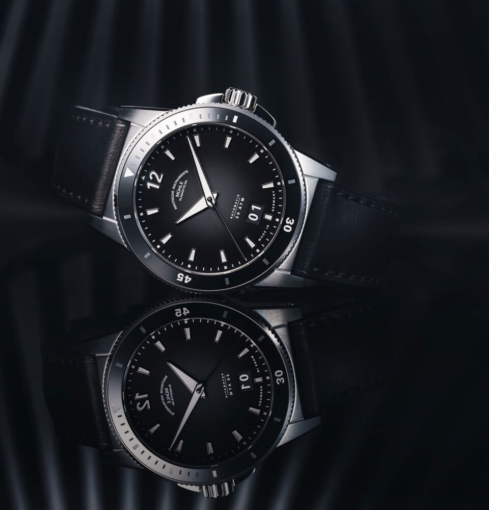 „Sportivio“-Modell mit Großdatum von Mühle-Glashütte