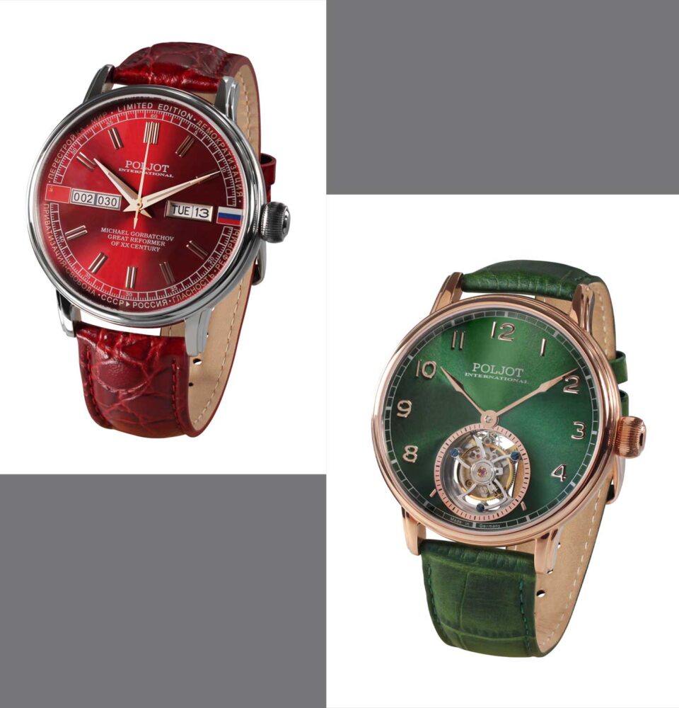 Gorbatchov und Tourbillon VXIII 3400 von Poljot-International