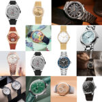 Collage mit Armbanduhren zu den Uhrenrends 2026