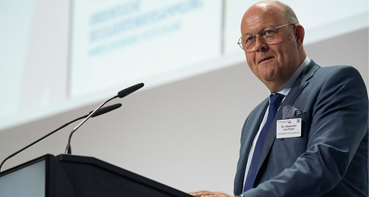 HDE-Präsident Alexander von Preen