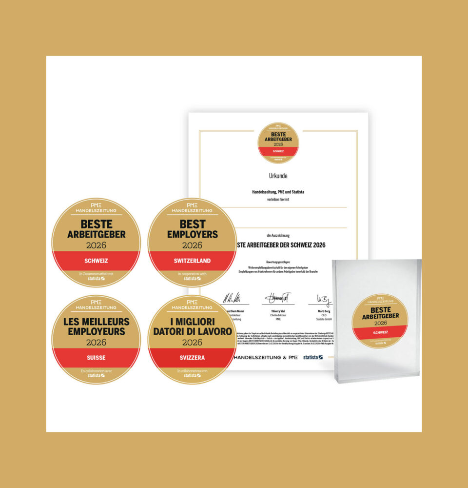 Logos beste Arbeitgeber der Schweiz 2026