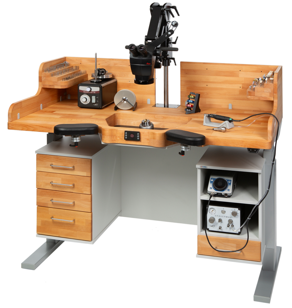 Workbench for jewel setters from Boley