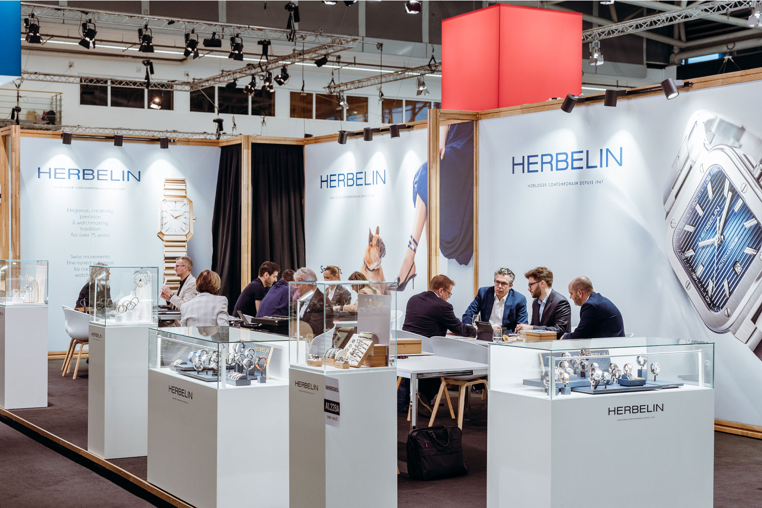 Herbelin Stand auf der Inhorgenta