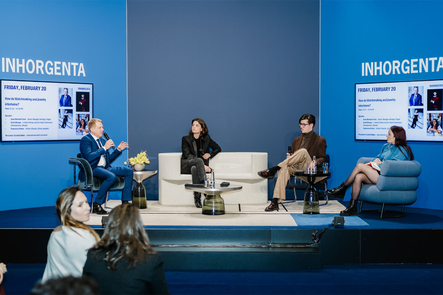 Watch Talks Bühne auf der Inhorgenta